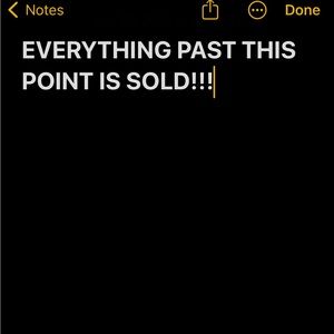 SOLD. Its all sold do not bundle it.